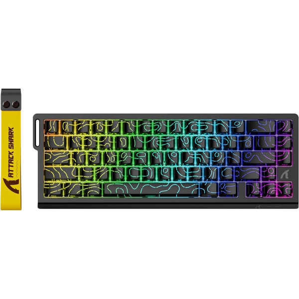 ATTACK SHARK X68 HE Black Contours (Magnetic Switch)