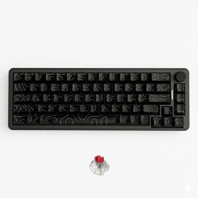 GM68-V2 Mechanical [Black Contour]